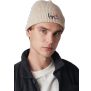 Bonnet côtelé avec revers