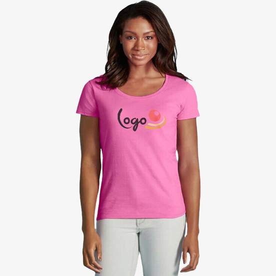 Softstyle® Ladies` Deep Scoop T-Shirt