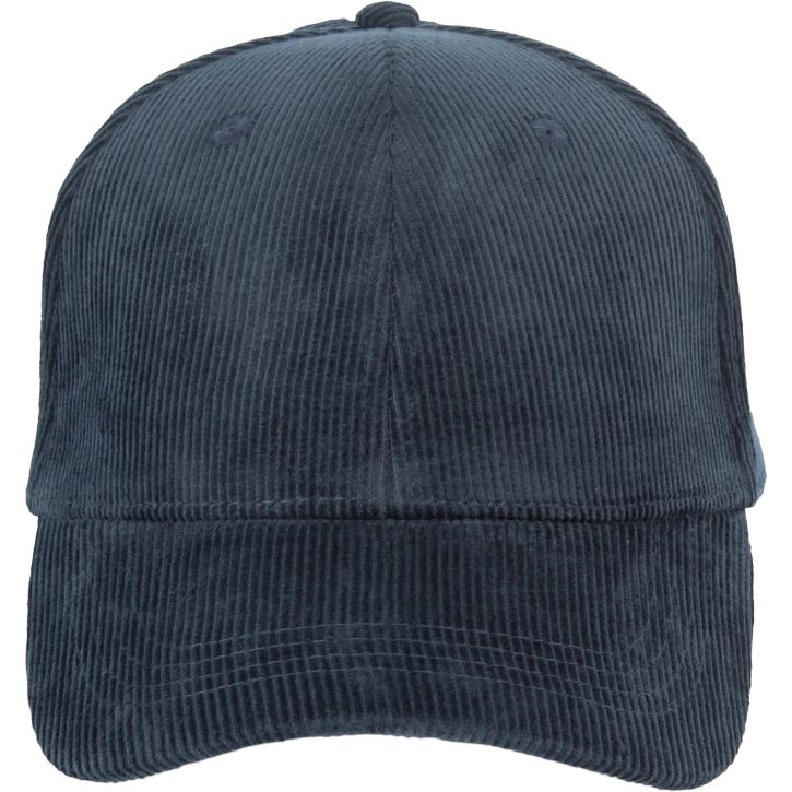 Casquette en velours côtelé 6 panneaux unisexe