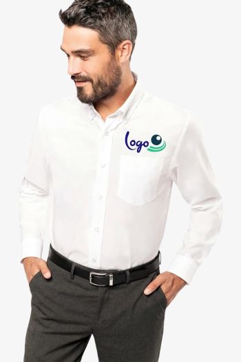 Image produit Chemise Oxford manches longues