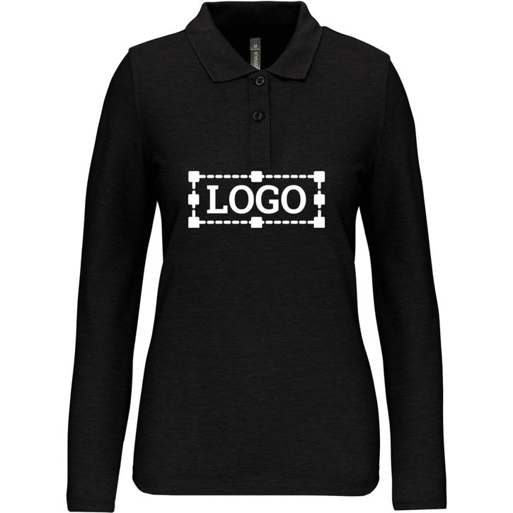Image produit Polo manches longues femme