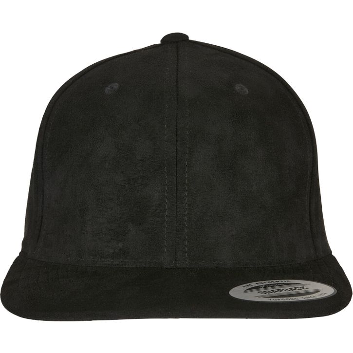 Suede Leather Snapback