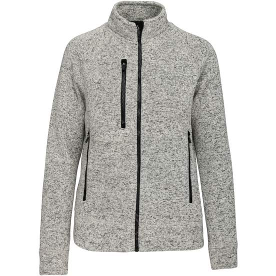 Veste zippée chinée femme