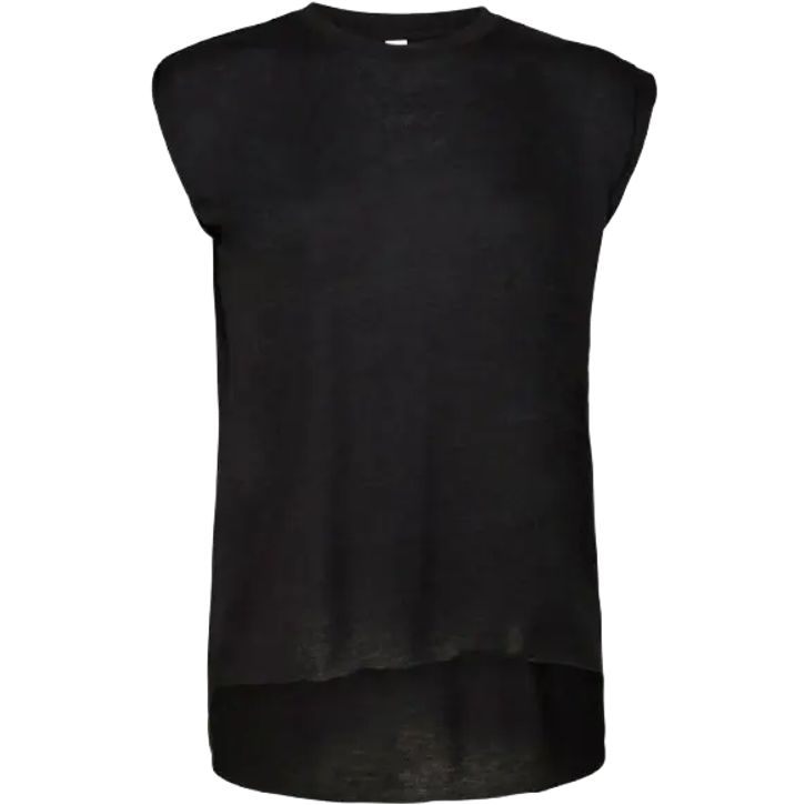 Image produit Women's flowy muscle tee with rolled cuff