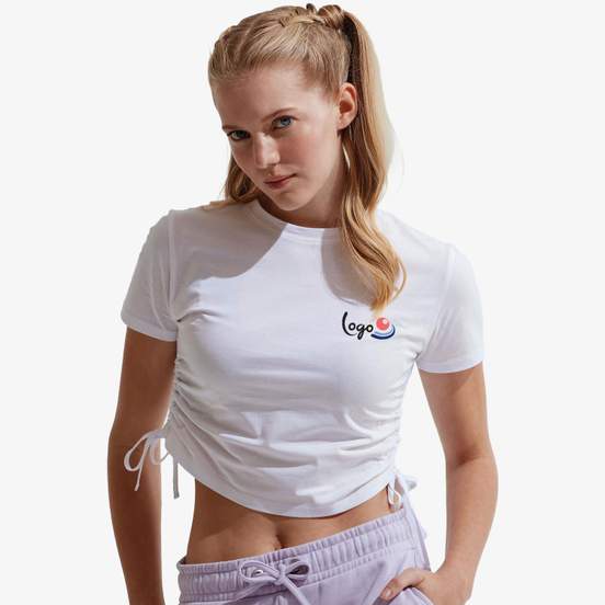 Crop-top froncé femme Tridri®