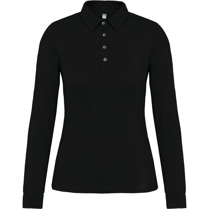 Image produit Polo jersey manches longues femme