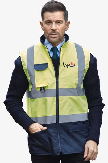 Image produit  Bodywarmer rembourré haute visibilité