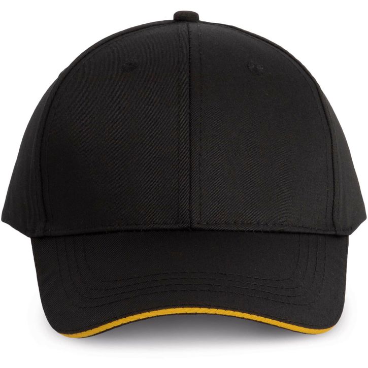 Image produit Casquette sandwich contrasté 6 panneaux Oeko-Tex