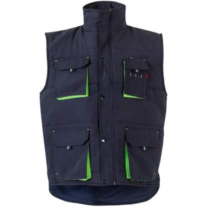Image produit Gilet matelassé bicolore multipoches