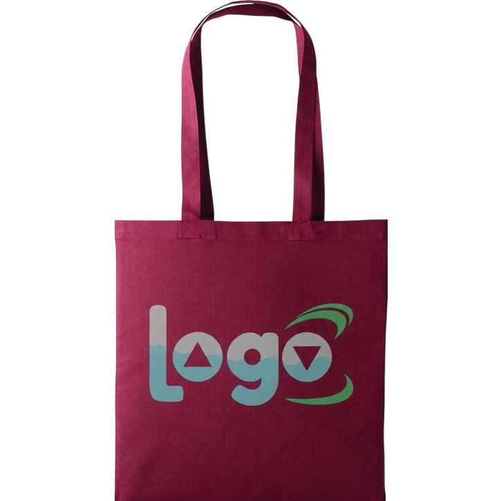 Sac de courses en coton avec anses longues