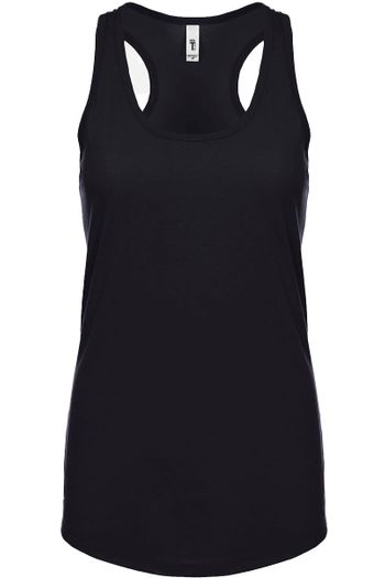 Womens Ideal Racerback Tank Top - Black