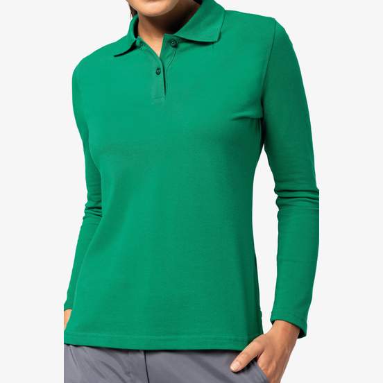 Polo personnalis K244 Polo manches longues femme kariban