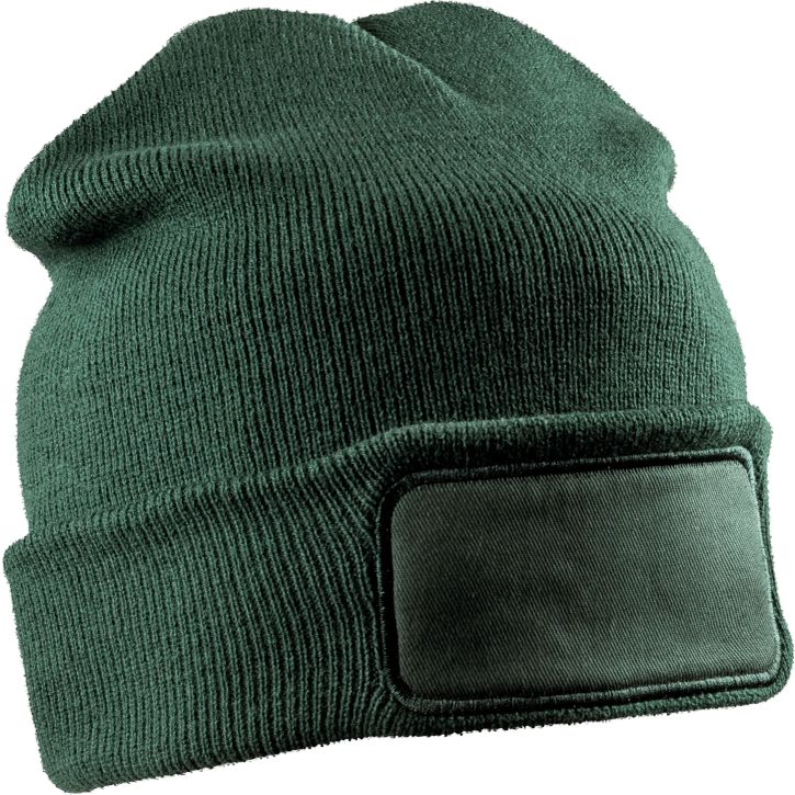 Image produit Recycled double knit printers beanie