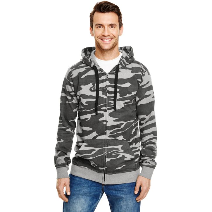 Image produit Full Zip Camo Hooded Fleece Jacket