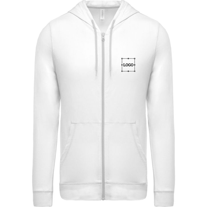 Image produit Veste coton légère à capuche 