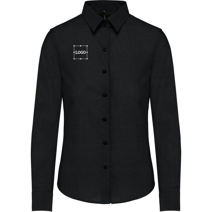 Image produit Chemise Oxford manches longues femme