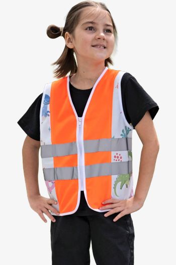 Gilet de sécurité pour enfants "Dinosaurs" de la collection Action