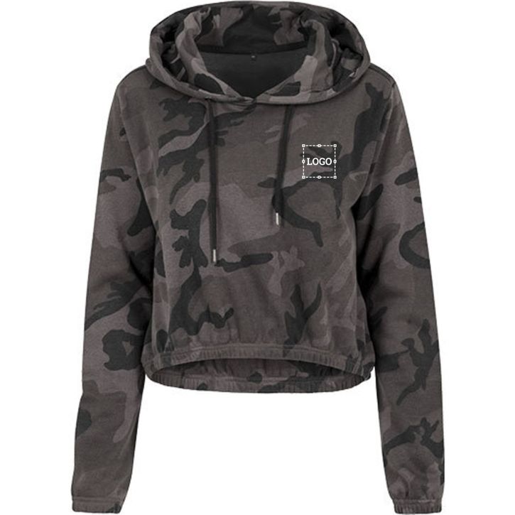 Image produit Ladies Camo Cropped Hoody