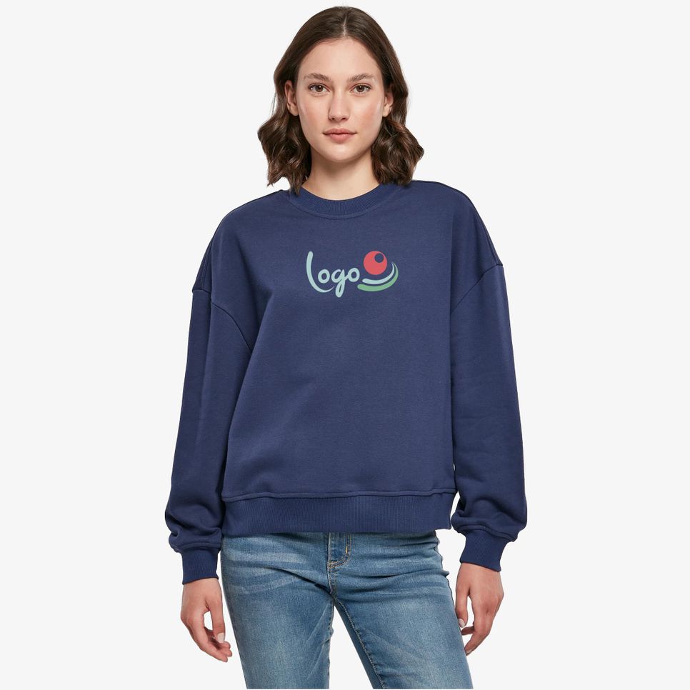 Ladies Oversized Crewneck Sweatshirt