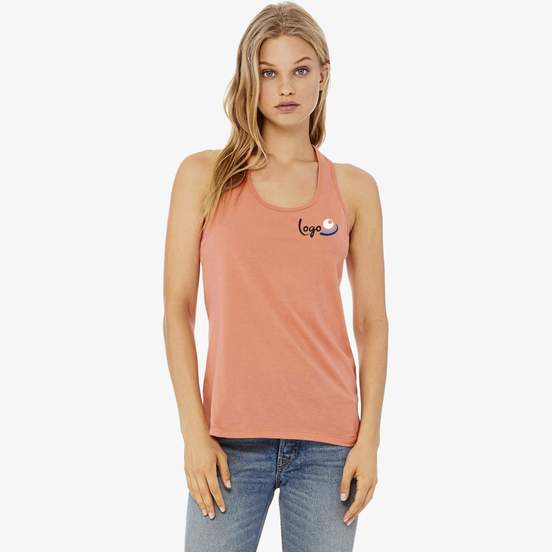 Women's jersey racerback tank