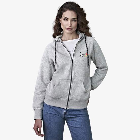 Ladies Hooded Zip Sweat