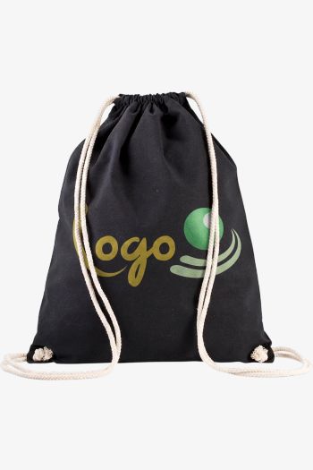 Image produit Sac à dos en coton bio avec cordelettes