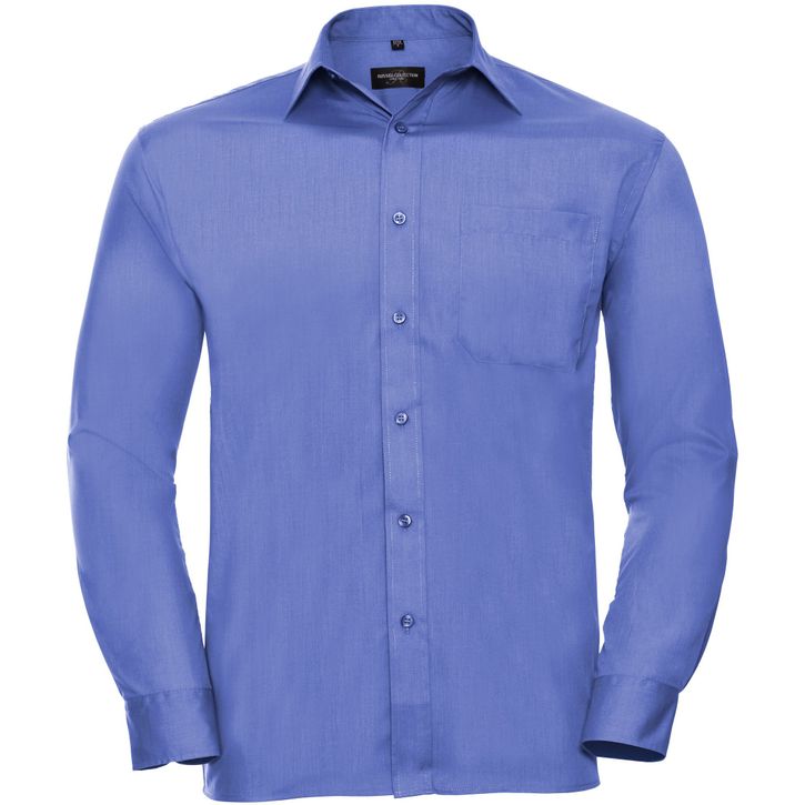 Image produit Men’s long sleeve classic polycotton poplin shirt