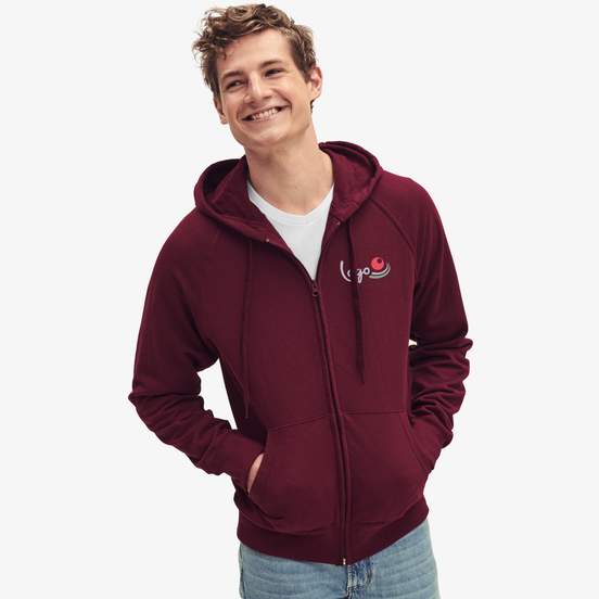 Lightweight Hooded Sweat Jacket