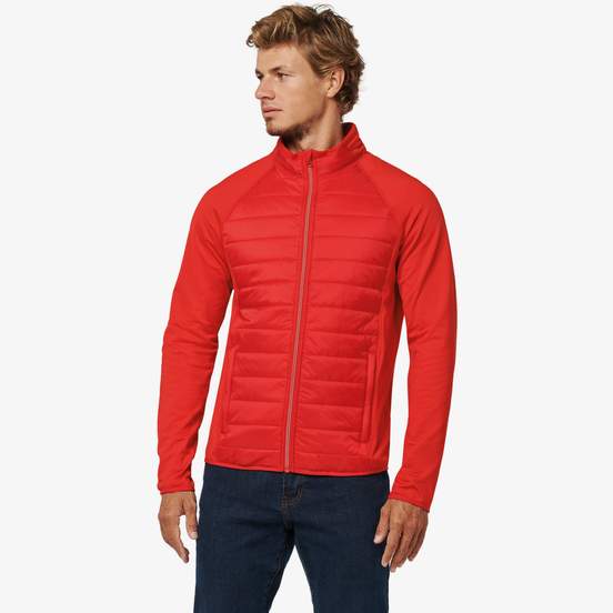 Veste sport bi-matière