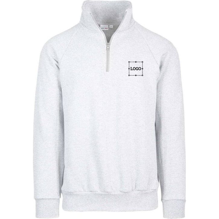Sweat col zippé