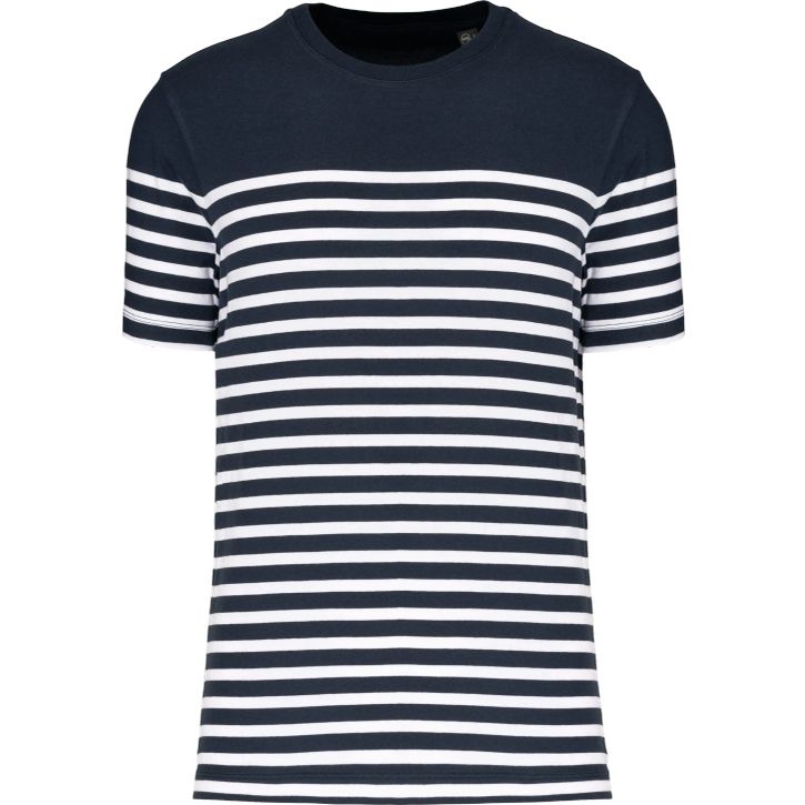 Image produit T-shirt marin col rond Bio homme