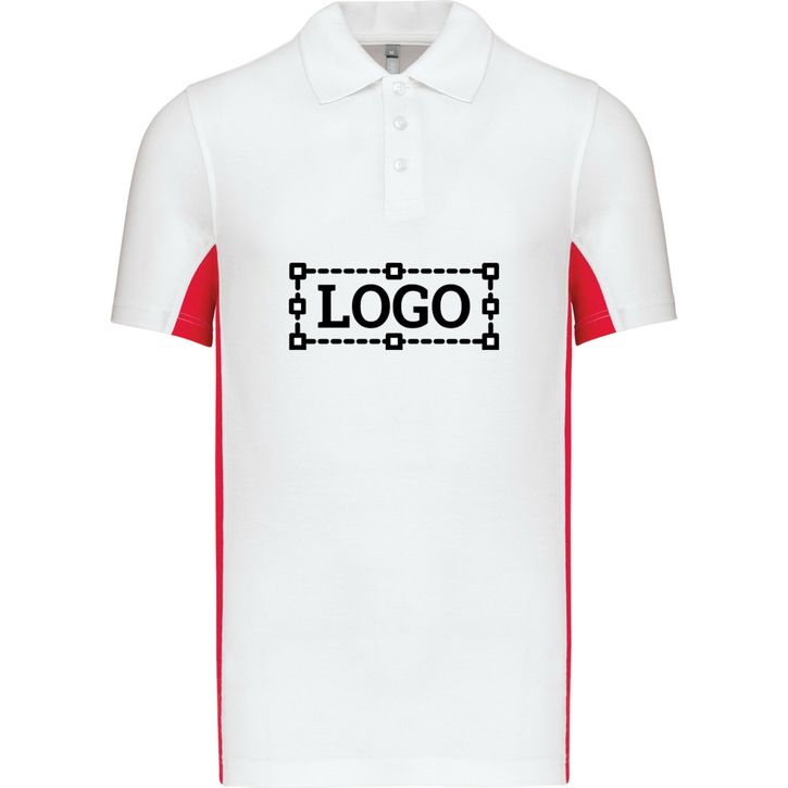 Image produit Polo bicolore FLAG Kariban