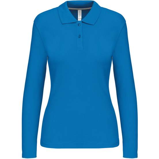 Polo manches longues femme