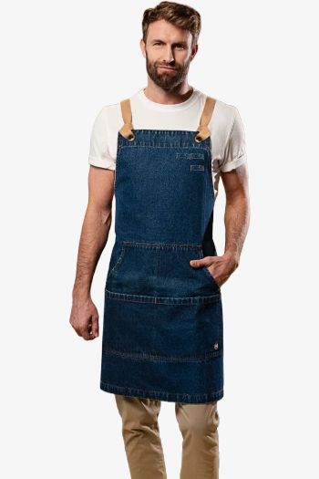 Denim Bib Apron Urban-Style 100% Cotton