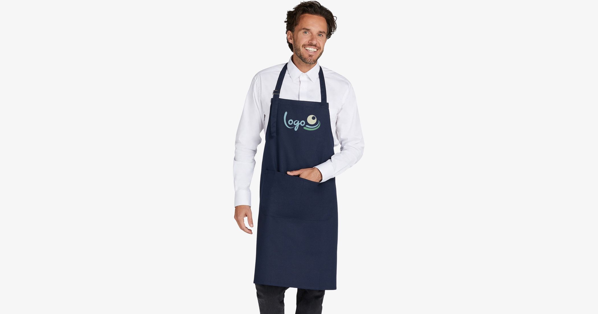 Tablier personnalisé - JG20P - Lisbon - Cotton Heavyweight Bib Apron ...