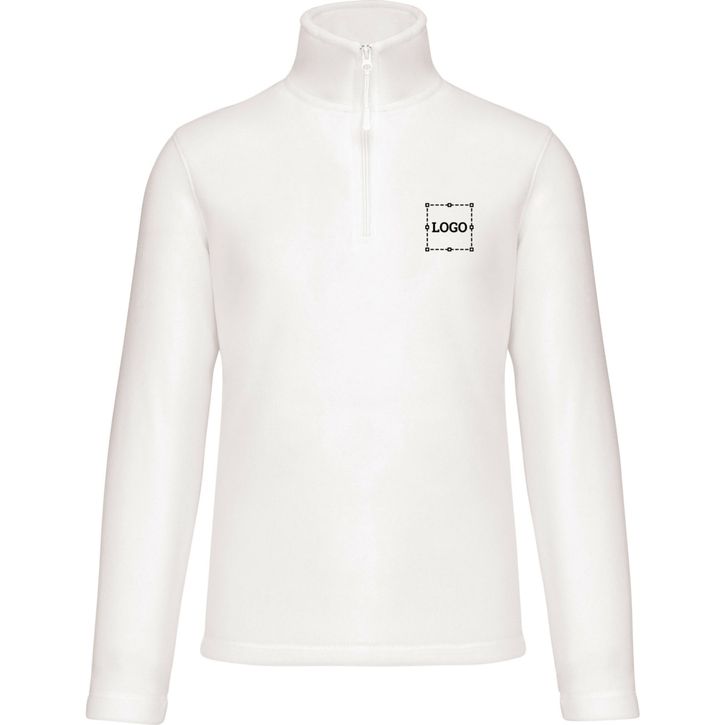 Image produit Enzo > Micropolaire col zippé homme