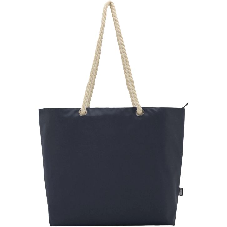 Image produit Sac shopping Panama recyclé isotherme de plage avec poignées en cordelette