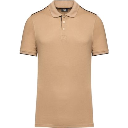 Image produit Polo Day To Day contrasté manches courtes homme