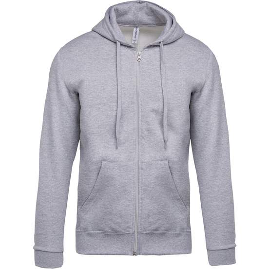 Sweat-shirt zippé capuche 