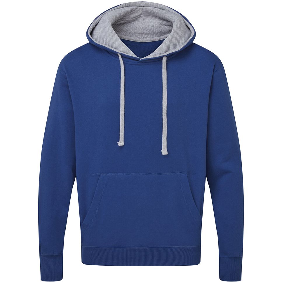 Contrast Hooded Sweatshirt Men