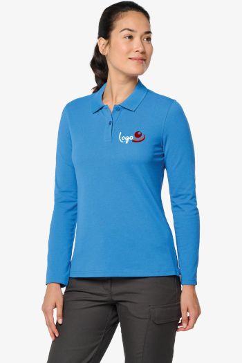Image produit Polo manches longues femme