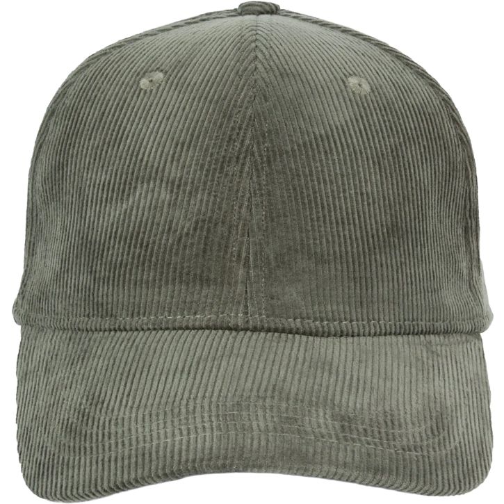 Image produit Casquette en velours côtelé 6 panneaux unisexe