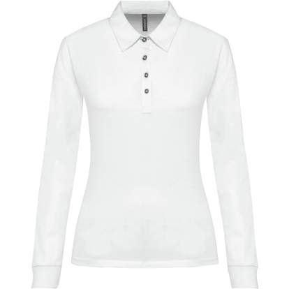 Image produit Polo jersey manches longues femme