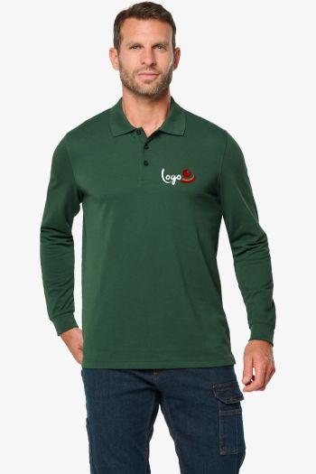 Image produit Polo manches longues homme