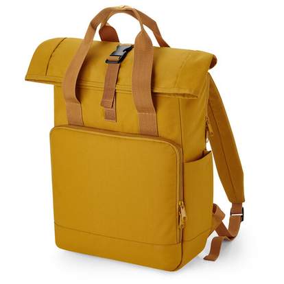 Image produit Sac à dos pour ordinateur avec rabat enroulable et double anses recyclé