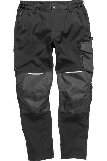 Slim fit softshell work trouser - Black