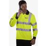Polo manches longues haute visibilité