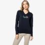 Pull col V femme