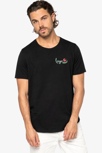 Image produit T-shirt bas arrondi homme 155g