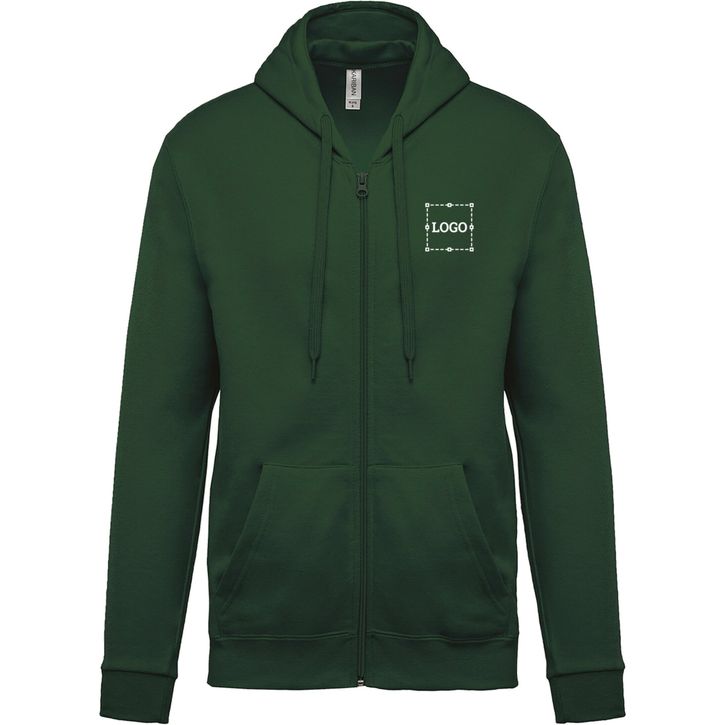 Image produit Sweat-shirt zippé capuche 